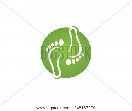 Foot Logo Template Symbols