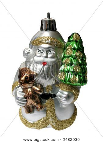 Santa Claus isolerede legetøj