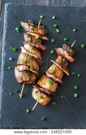 King Oyster Mushroom Skewers
