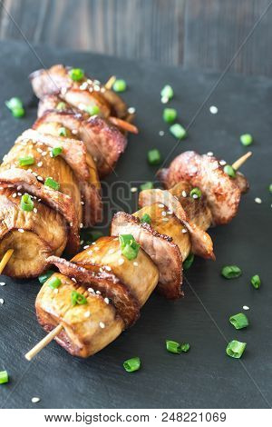 King Oyster Mushroom Skewers