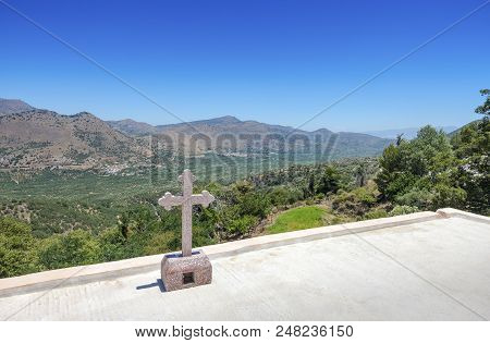 View Of The Landscape From The Monastery Of Saints Michael And Gabriel - Kremaston (kremasti, Kremas