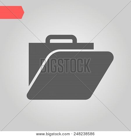 Service. Portfolio. Business Market Idea Icon Vector Eps10