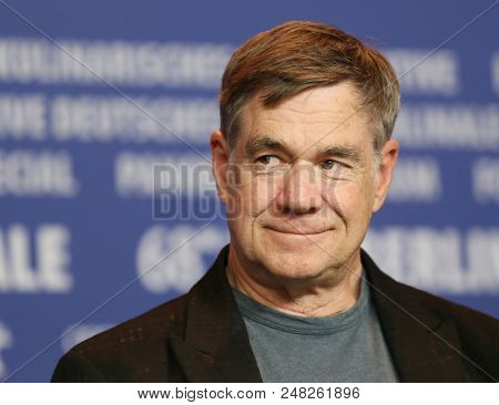 Gus Van Sant poses at the 'Don't Worry, He Won't Get Far on Foot' press conference during the 68th Berlinale Film Festival Berlin at Hyatt Hotel on February 20, 2018 in Berlin, Germany.