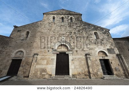 Anagni (Frosinone, Lazio, Italien) - mittelalterliche Kathedrale, Fassade
