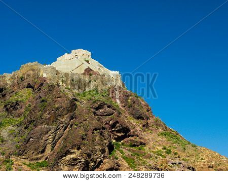 Exterior View To Al-cahira Fortress Aka Cairo Castle At Taiz, Yemen