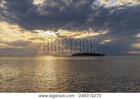 Seascape Sunset In Croatia