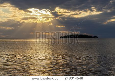 Seascape Sunset In Croatia
