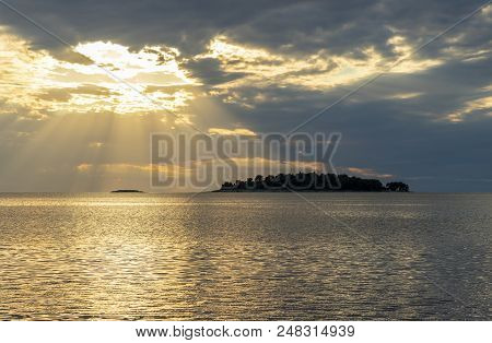 Seascape Sunset In Croatia