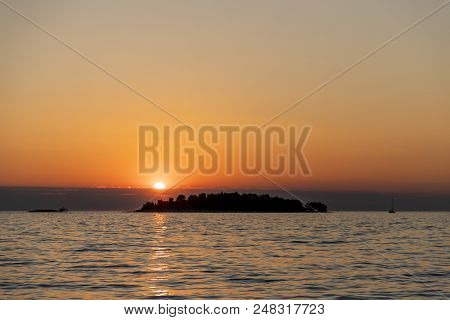 Seascape Sunset In Croatia