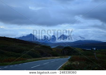 Stunning Photo Of The Scottish Mountains And Clouds Coming Together
