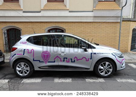 Wroclaw, Poland - May 11, 2018: Traficar Vehicle In Wroclaw, Poland. Traficar Is A Car Sharing Compa
