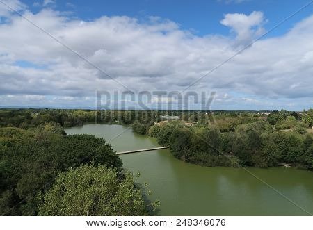 View On The Dombes Region And Its Regional Park