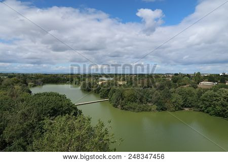 View On The Dombes Region And Its Regional Park