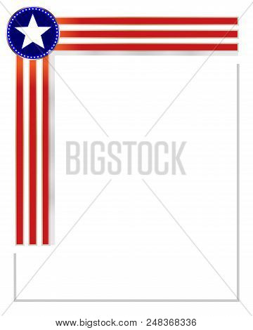american flag border vector photo free trial bigstock