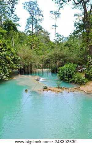 Kuang Si Waterfalls, Luang Phrabang, Laos Dpr.