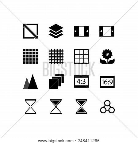 Simple Set Of Business Management Related Vector Line Icons. Contains Such Icons As Brightness, Cont