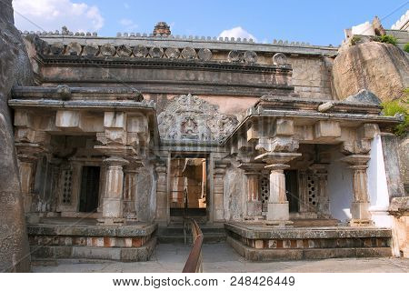 Akhanda Bagilu, Vindhyagiri Hill, Shravanbelgola, Karnataka India There Are Two Cells Built On Both 