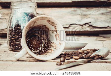 The Drinking Morning Coffee . Everyone Loves Coffee. Low Contrast. Guesswork.