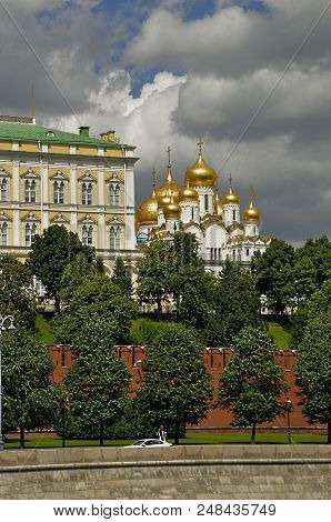 The Moscow Kremlin Is A Fortress In The Center Of Moscow And The Oldest Part Of It, The Main Socio-p