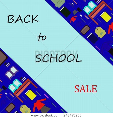 Back To School Doodle Vector Illustration Eps 10.
Idea, Card, Invitation, Advert.