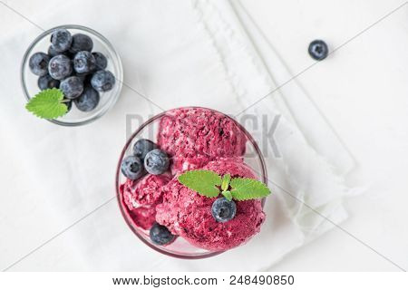 Blueberry Ice Cream