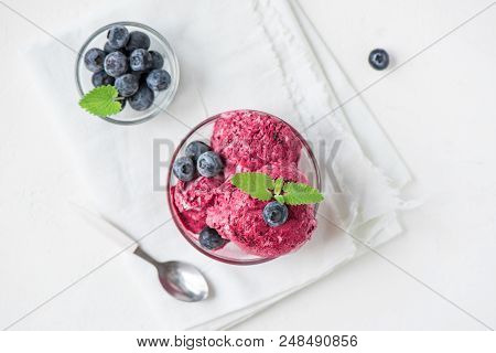 Blueberry Ice Cream