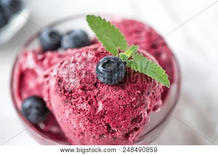 Blueberry Ice Cream