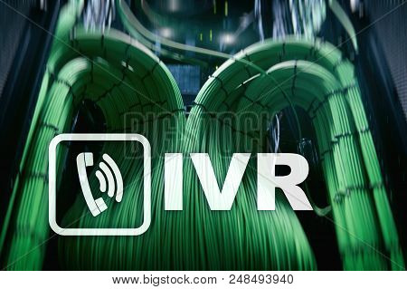 Ivr Interactive Voice Response Communication Concept. Communication