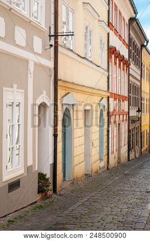 Old Town Street Bretislavova At Prague - Czech Republic
