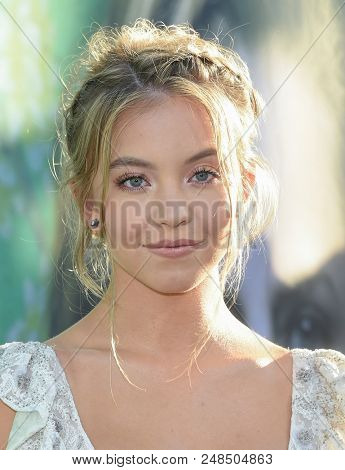 LOS ANGELES - JUN 26:  Sydney Sweeney arrives to the HBO 'Sharp Objects' Premiere  on June 26, 2018 in Hollywood, CA                