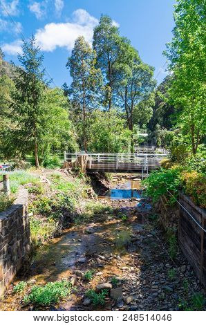 Stringers Creek West Branch Runs Through Walhalla In Gippsland, In Eastern Victoria, Australia