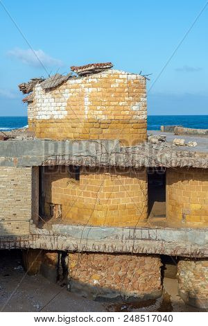 Alexandria, Egypt - May 13 2018: Deteriorated Cabin Of Egyptian Formal President Muhammad Anwar El-s