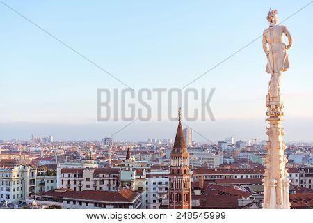 Aerial Photography Of The Old Big City