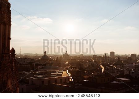 Aerial Photography Of The Old Big City