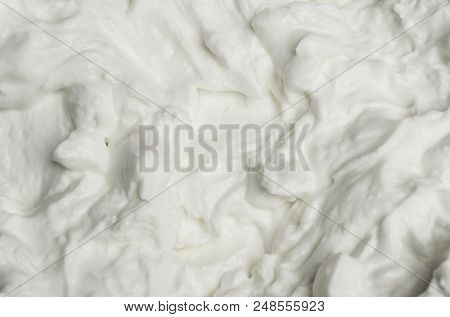 Close-up Of Fresh And Healthy Natural White Quark.