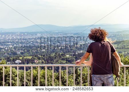 Couple At Cityscape