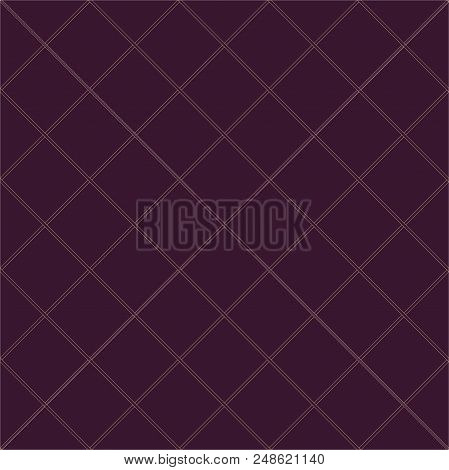 Vector Seamless Pattern With Classic Diagonal Ornament