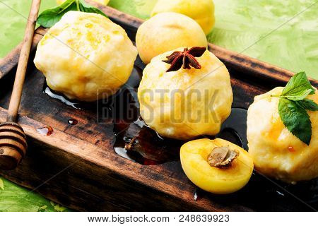 Fruit Dumplings With Apricot