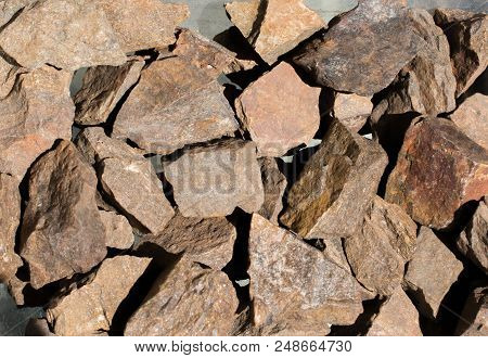 Bronzite Gemstone As Natural Mineral Rock