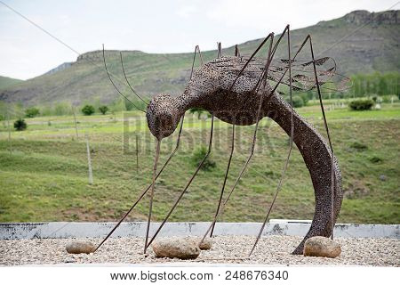 Bayburt, Turkey - June 20, 2018: Open Air Exhibition of Baksi Museum