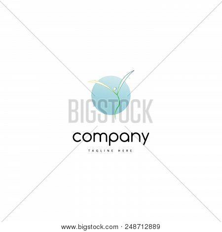 On The Logo Is An Abstract Image Of The Germ That Has Penetrated Through The Earth.