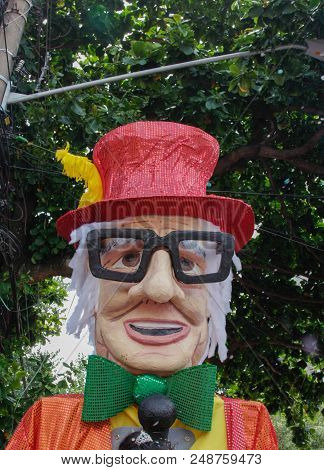 Sao Paulo, Brazil - February 3, 2018: A Brazilian Carnival Decor Called Giant Doll From The City Of 
