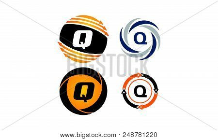 Dynamic Rotation Marketing Q Distribution Set Logotemplate
