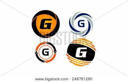 Dynamic Rotation Marketing G Distribution Set Logotemplate