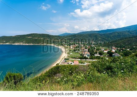 Sea Coast Of Kapidag Peninsula In Erdek