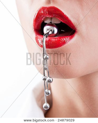Rote Lippen