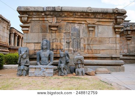 Excavated Jain Sculptures From The 9th-10th Century At Panchakuta Basadi, Kambadahalli, Mandya Distr