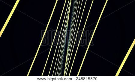 Loopable Background With Nice Abstract, Futuristic Colorful Lines. Colorful Abstract Wavy Streaks St