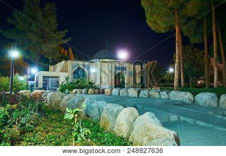 The Enghelab Park In Old Town Of Kerman Boasts Lush Greener And Architectural Landmarks, Such As Anc