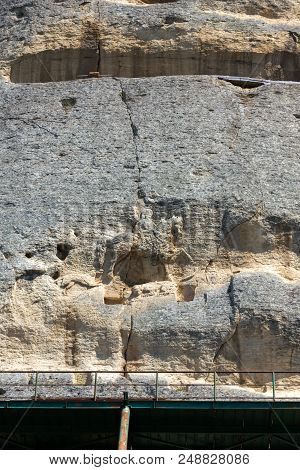 Medieval Rock Relief Madara Rider From The Period Of First Bulgarian Empire, Unesco World Heritage L